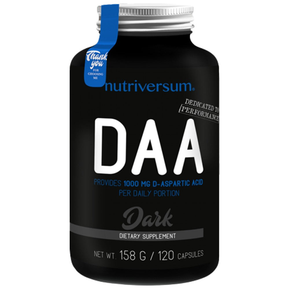 DAA Dark | Acid D-aspartic 1000 mg 120 capsule