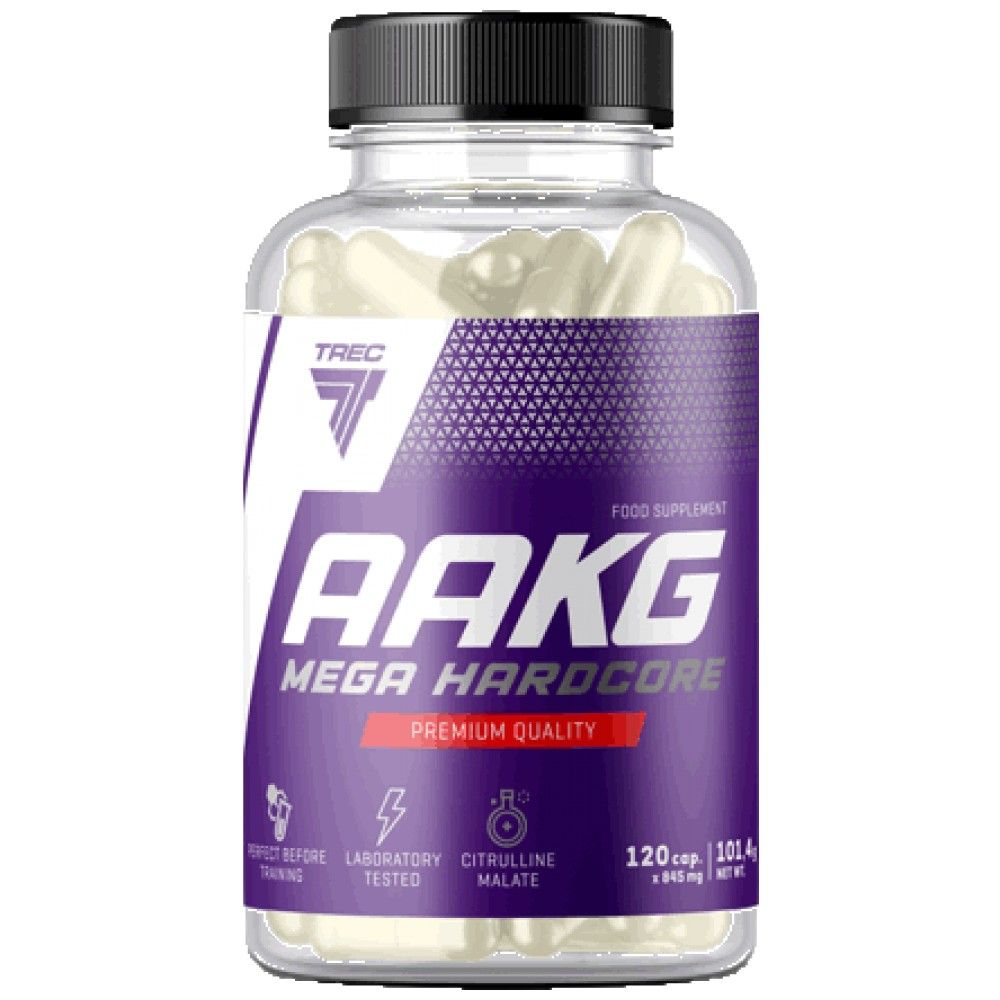 AAKG Mega Hardcore | with Citrulline Malate - 240 капсули