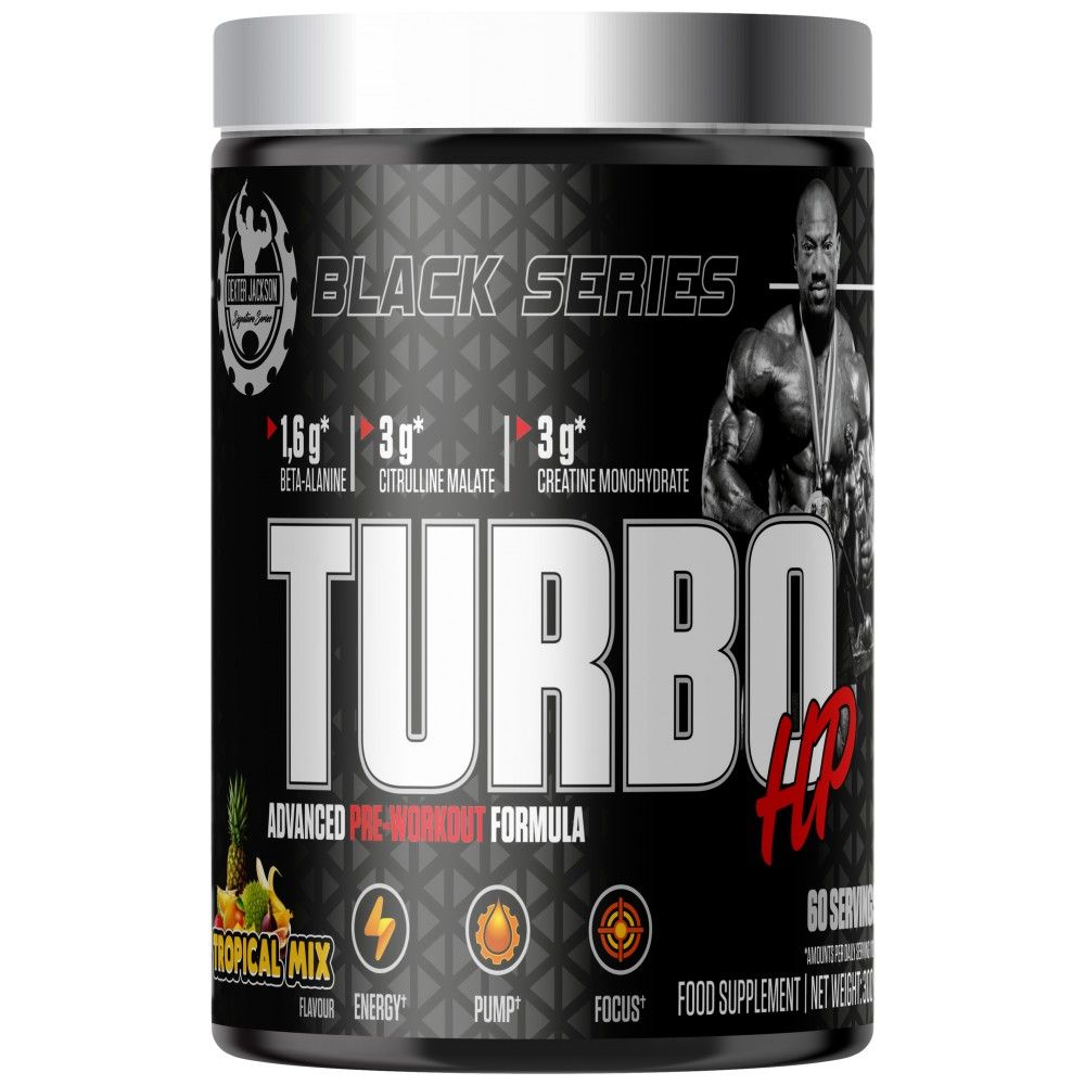 Black Series | Turbo HP Advanced Pre-Workout Formula - 300 грама