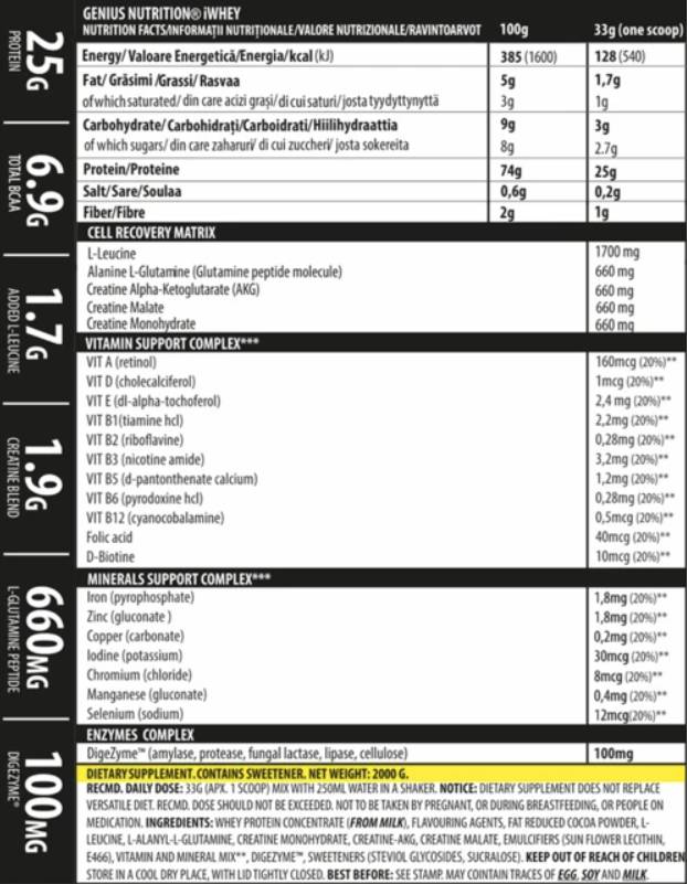 iWhey Isolate - 900 грама