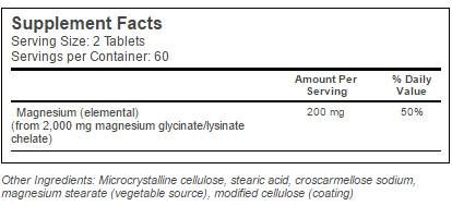 BEST High Absorption 100% Chelated Magnesium - 120 Таблетки