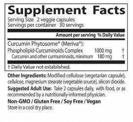 BEST Curcumin Phytosome 500 mg / with Meriva - 60 капсули