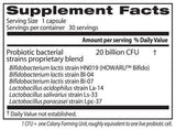 Digestive Probiotic 20 Billion - 30 капсули