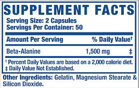 Beta-Alanine XS - 100 capsule