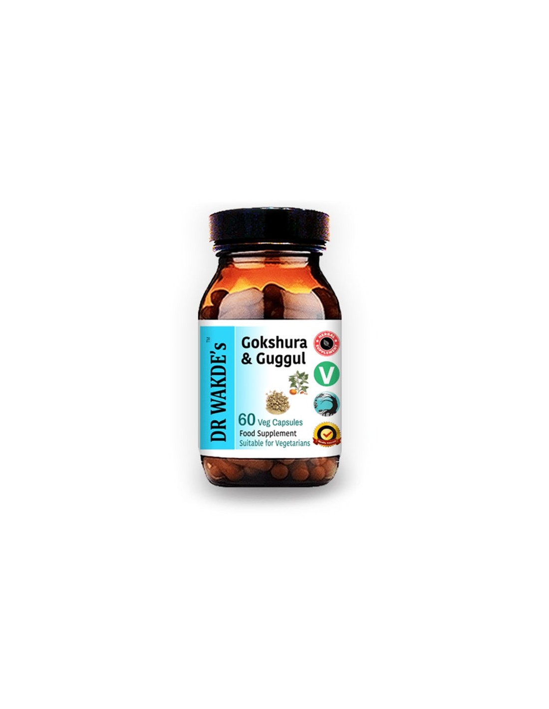 Gokshura &amp; Guggul / Gokshura și Guggul Ayurveda, 60 capsule DR WAKDE's