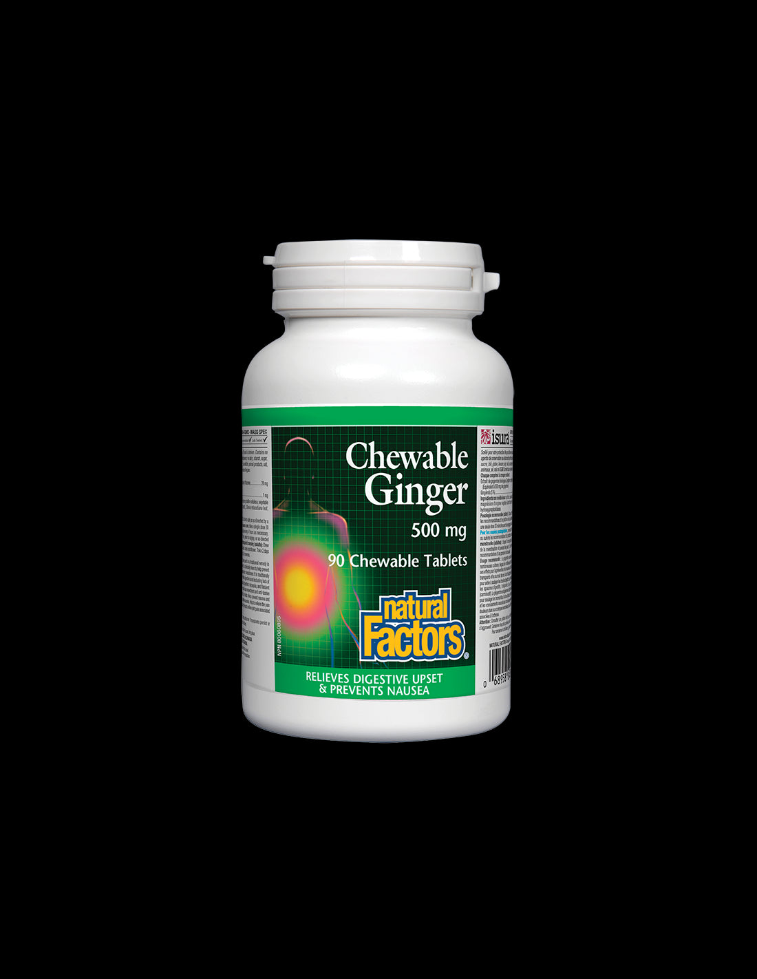 Chewable Ginger 500 mg - 90 Μασώμενα δισκία