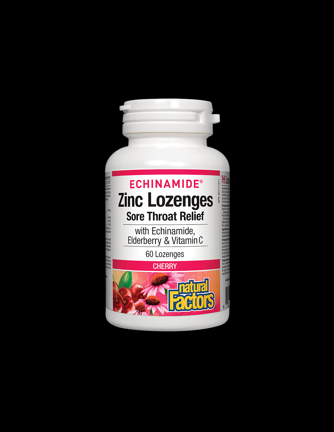 Echinamide® Zinc Lozenges | Sore Throat Relief - 60 дъвчащи дражета