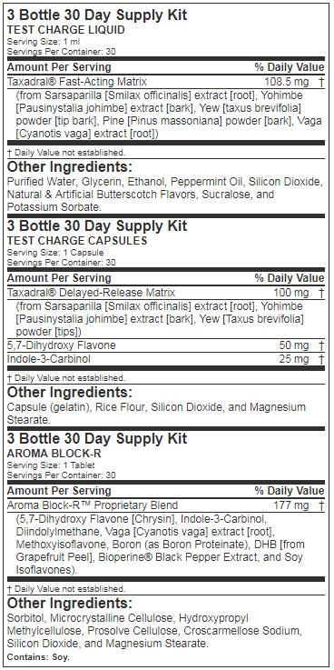 TEST Charge /3 in 1 Kit/ - 3 x 30