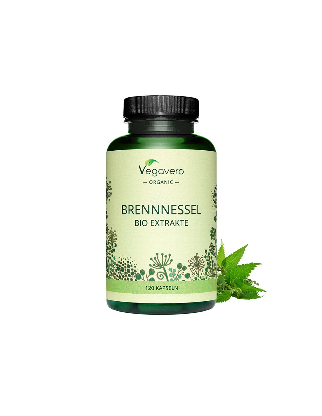 Extract de urzica bio - Brennessel Bio Extrakte, 120 capsule Vegavero