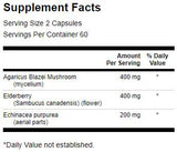 Elderberry/Agaricus/Echinacea 120 капсули