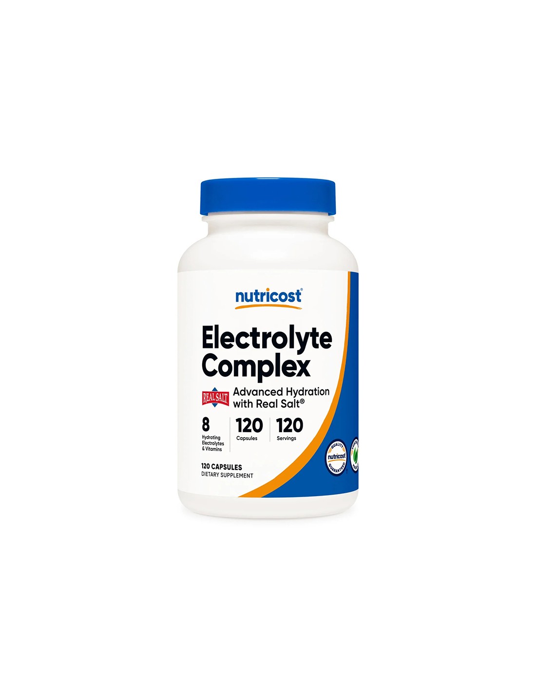 Electroliți + Vitamine și minerale - Complex de electroliți, 120 capsule Nutricost