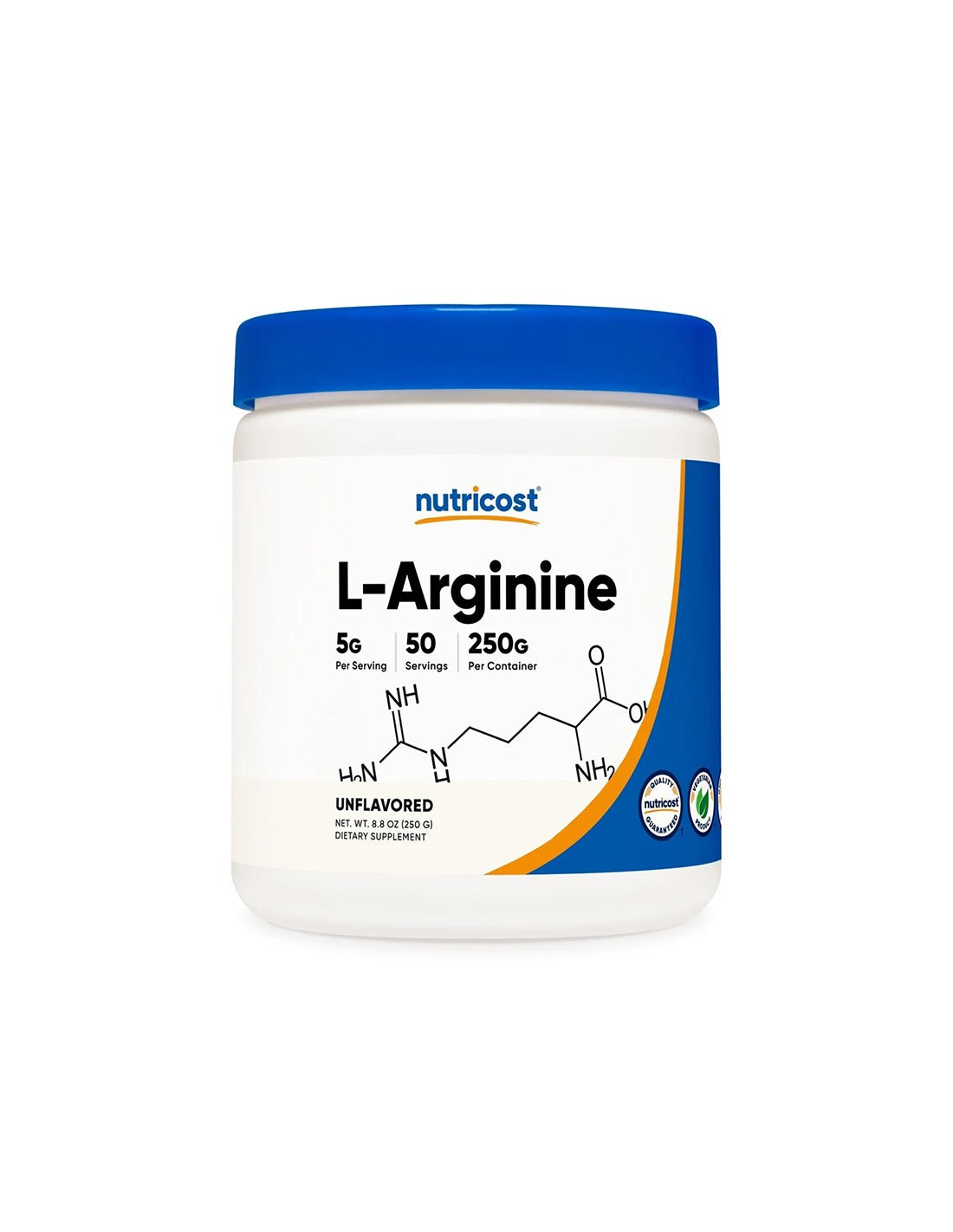 Energie si masa musculara - L-Arginina, 5000 mg x 250 g, pulbere