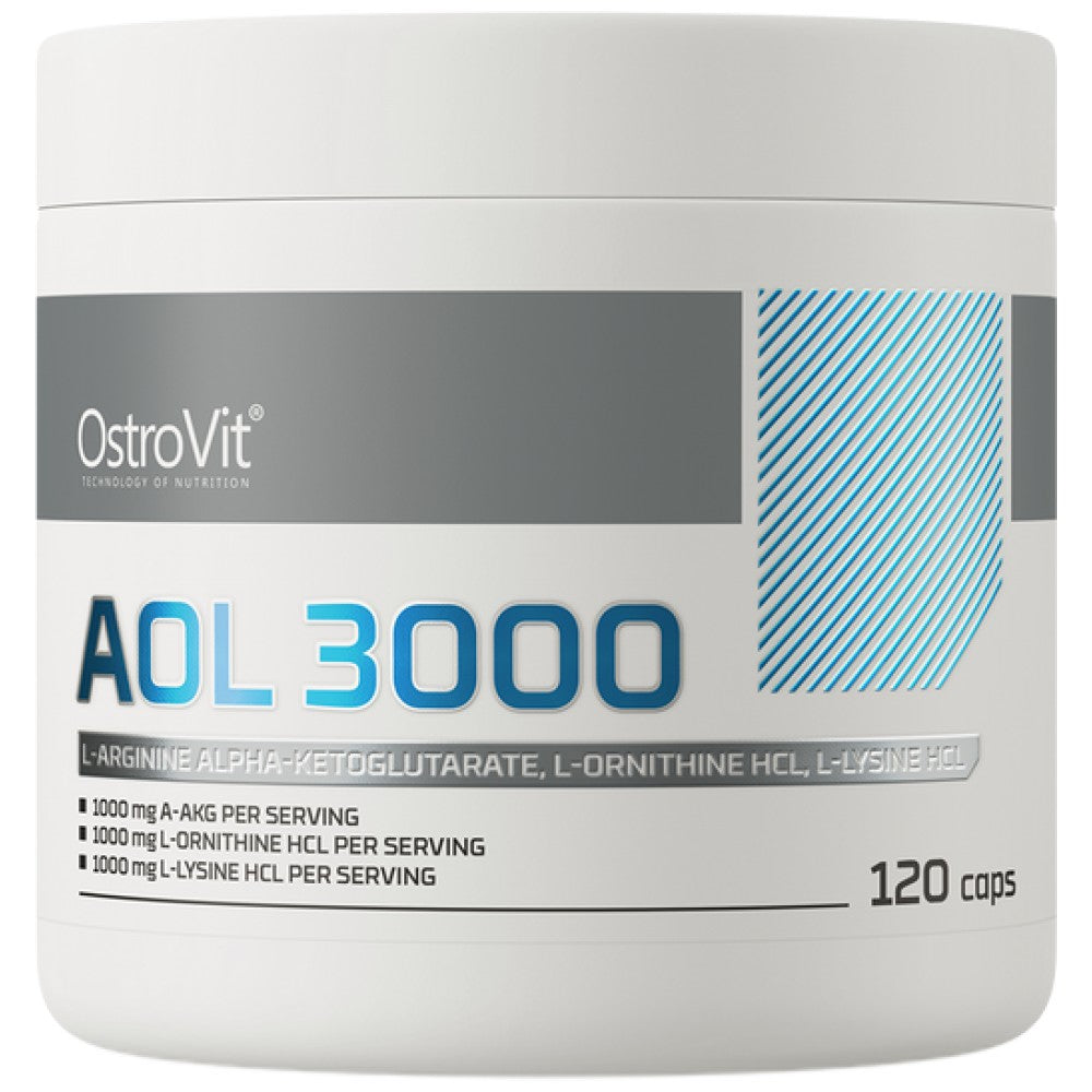 AOL 3000 mg / Arginine Ornithine Lysine - 120 капсули