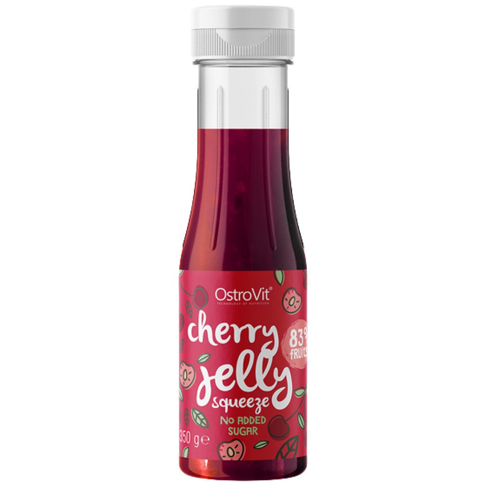 Cireșe 83% Jelly Squeeze | Fara zahar adaugat 350 ml