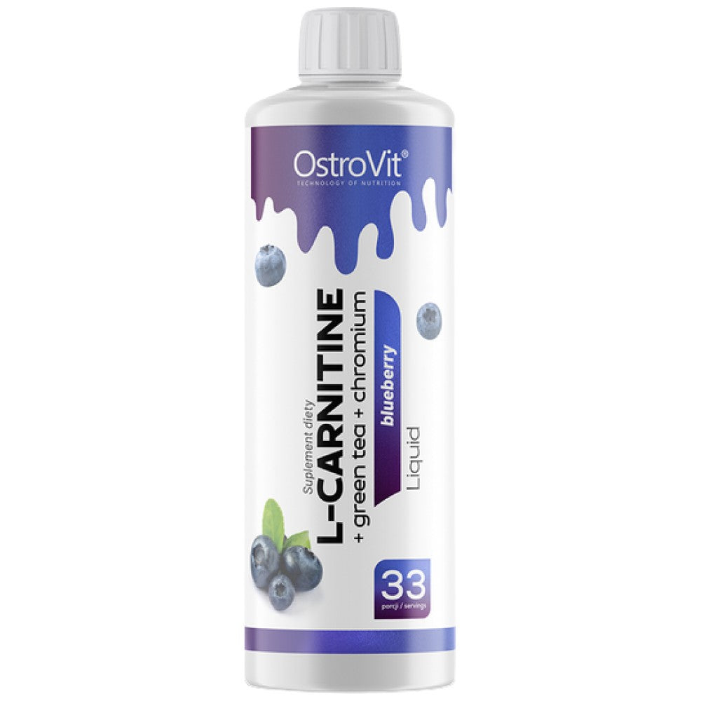 L-Carnitina lichid | + Ceai verde și crom 500 ml