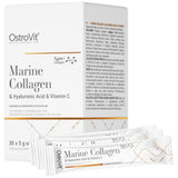 Marine Collagen & Hyaluronic Acid Powder | with Vitamin C - 30 x 5 грама