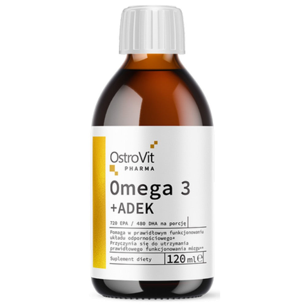 Omega 3 Liquid + ADEK | Vitamin A + D + E + K 120 мл