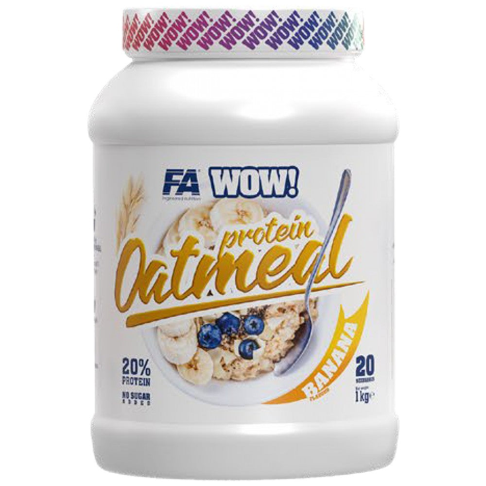 WOW ! Protein Oatmeal | 20% Protein - No Sugar Added - 1000 грама