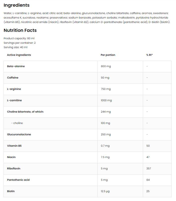 Fat Burner Extreme Shot 80 ml