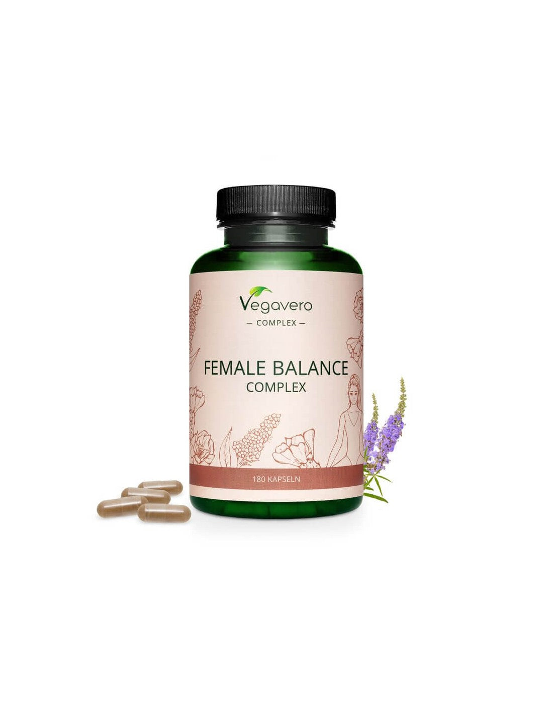 Female Balance Complex/ Формула за женско здраве, 180 капсули, 100% Vegan Vegavero