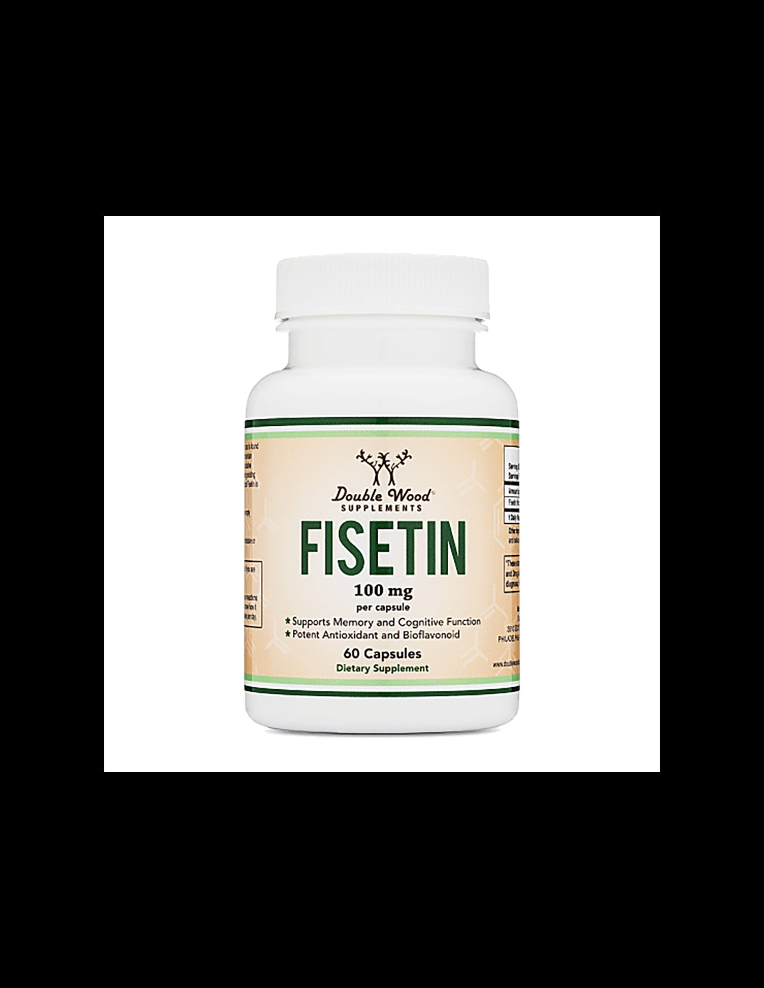 Fisetin/ Физетин, 100 mg, 60 капсули Double Wood