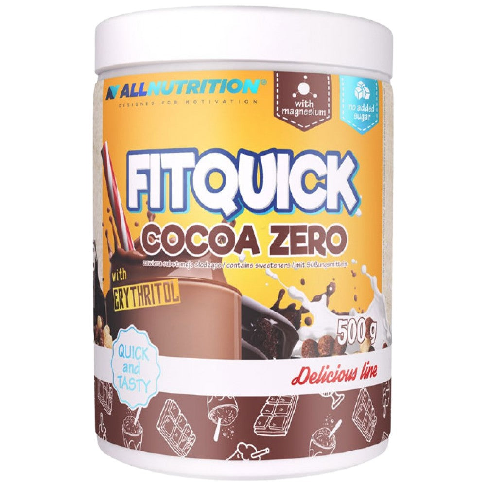 FitQuick Cocoa Zero | with Erythritol - 500 грама