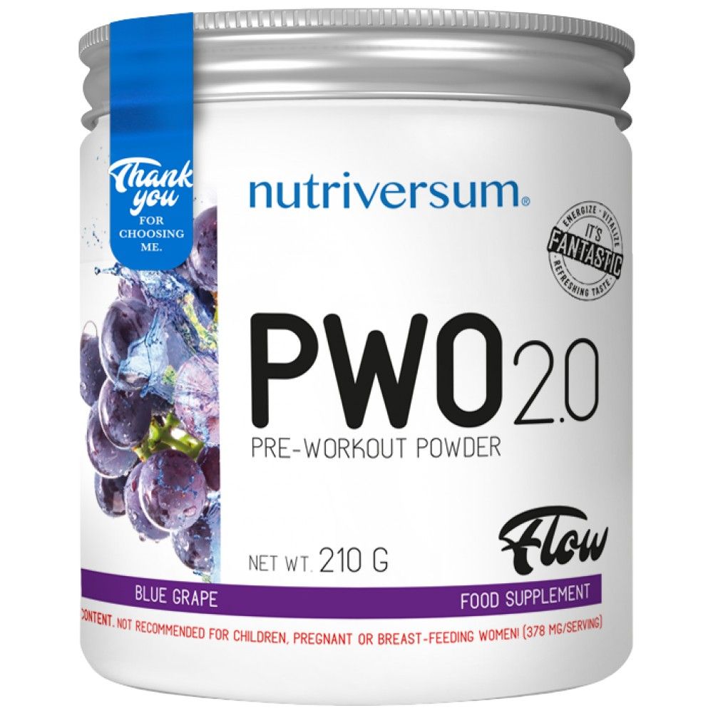 PWO 2.0 Flow | Pre-Workout Powder - 210 грама