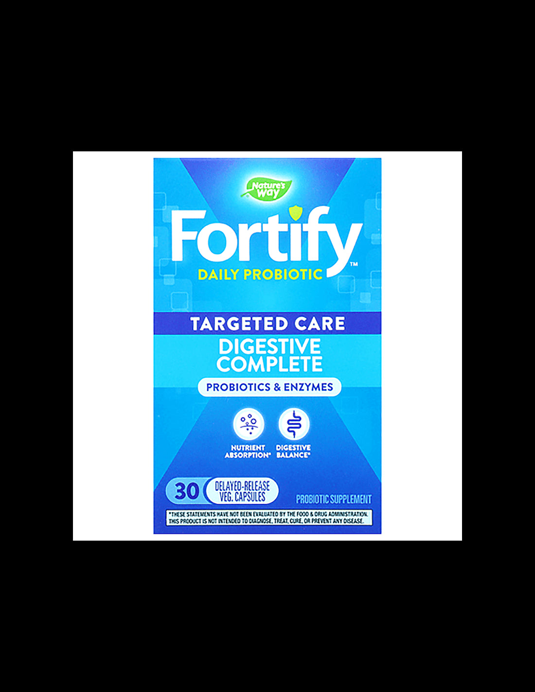 Fortify Dual Action Digestive Complete 20 de miliarde de probiotice active - 30 de capsule