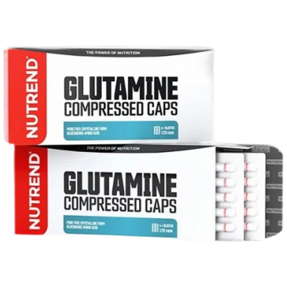 Glutamine Compressed Caps - 120 капсули