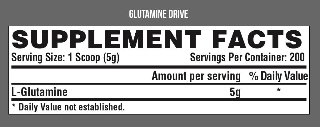 Glutamine Drive - 1000 γραμμάρια