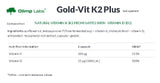 GOLD-Vit K2 Plus 30 κάψουλες