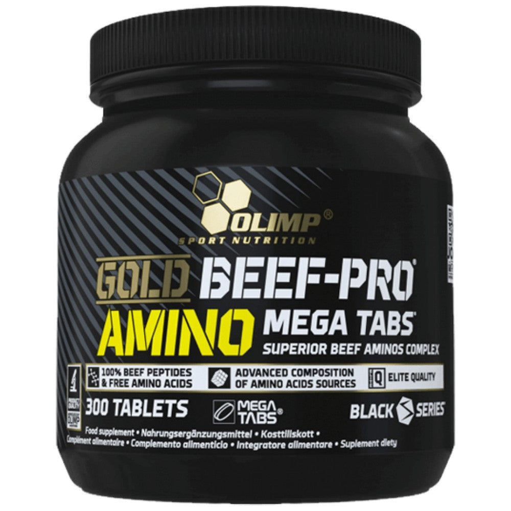 Gold Beef-Pro Amino Mega Tabs - 300 Tablets