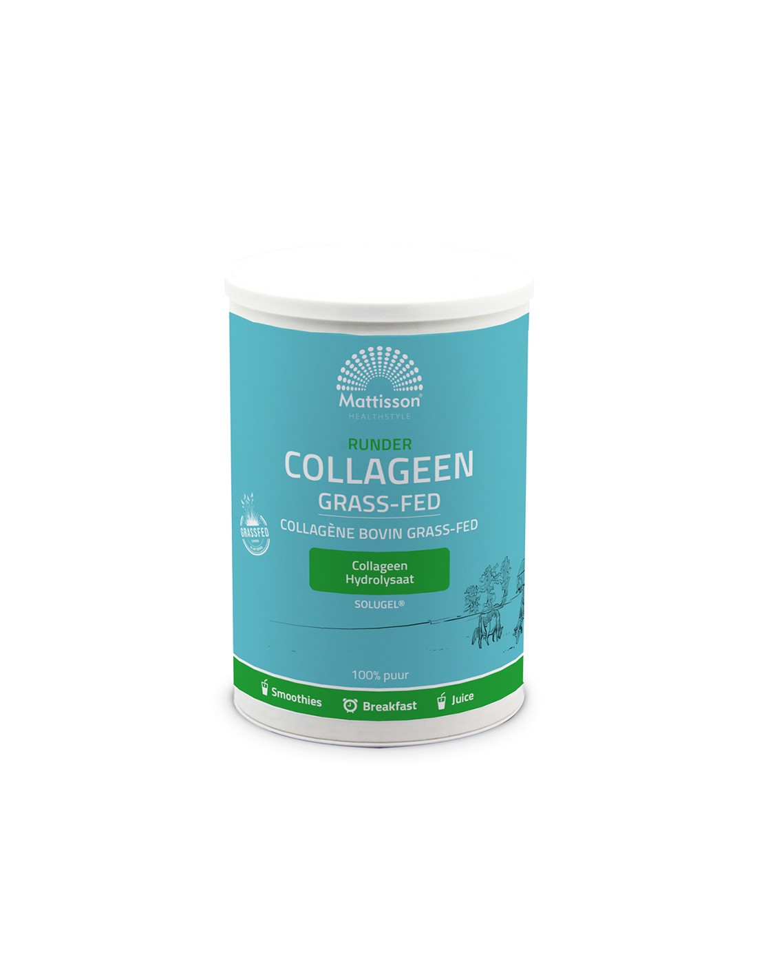 Solugel de colagen bovin, 300 g Mattisson Healthstyle