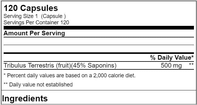 Κάψουλες Tribulus XS 120