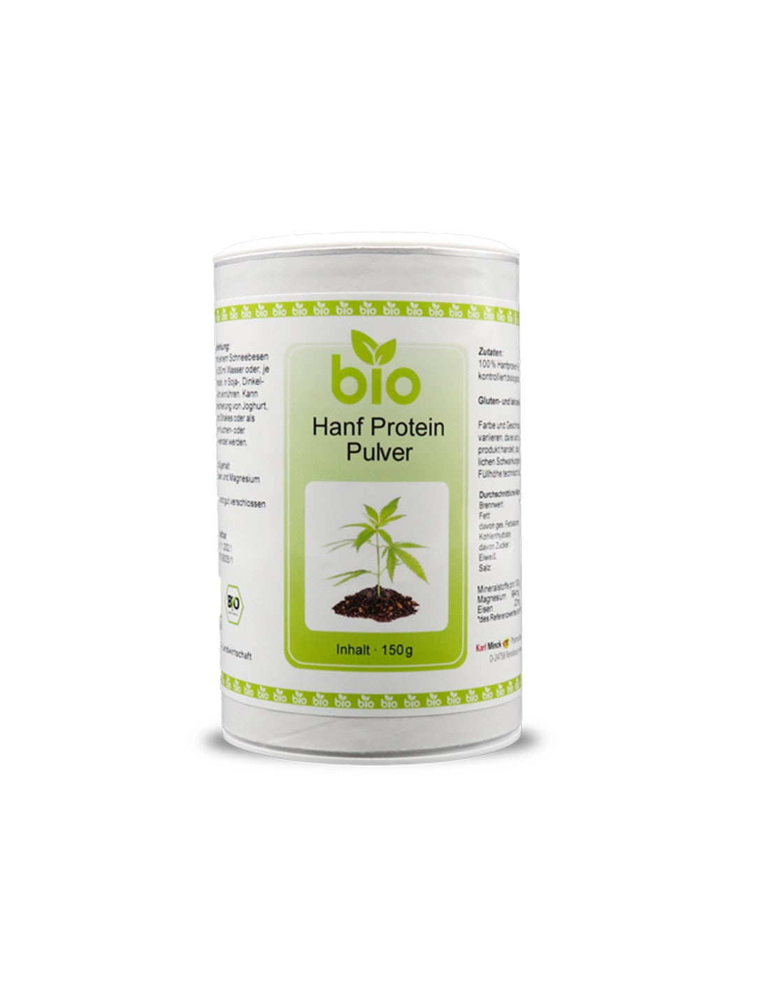 Hanf Protein Pulver - Pudră proteică de cânepă, 150 g Karl Minck