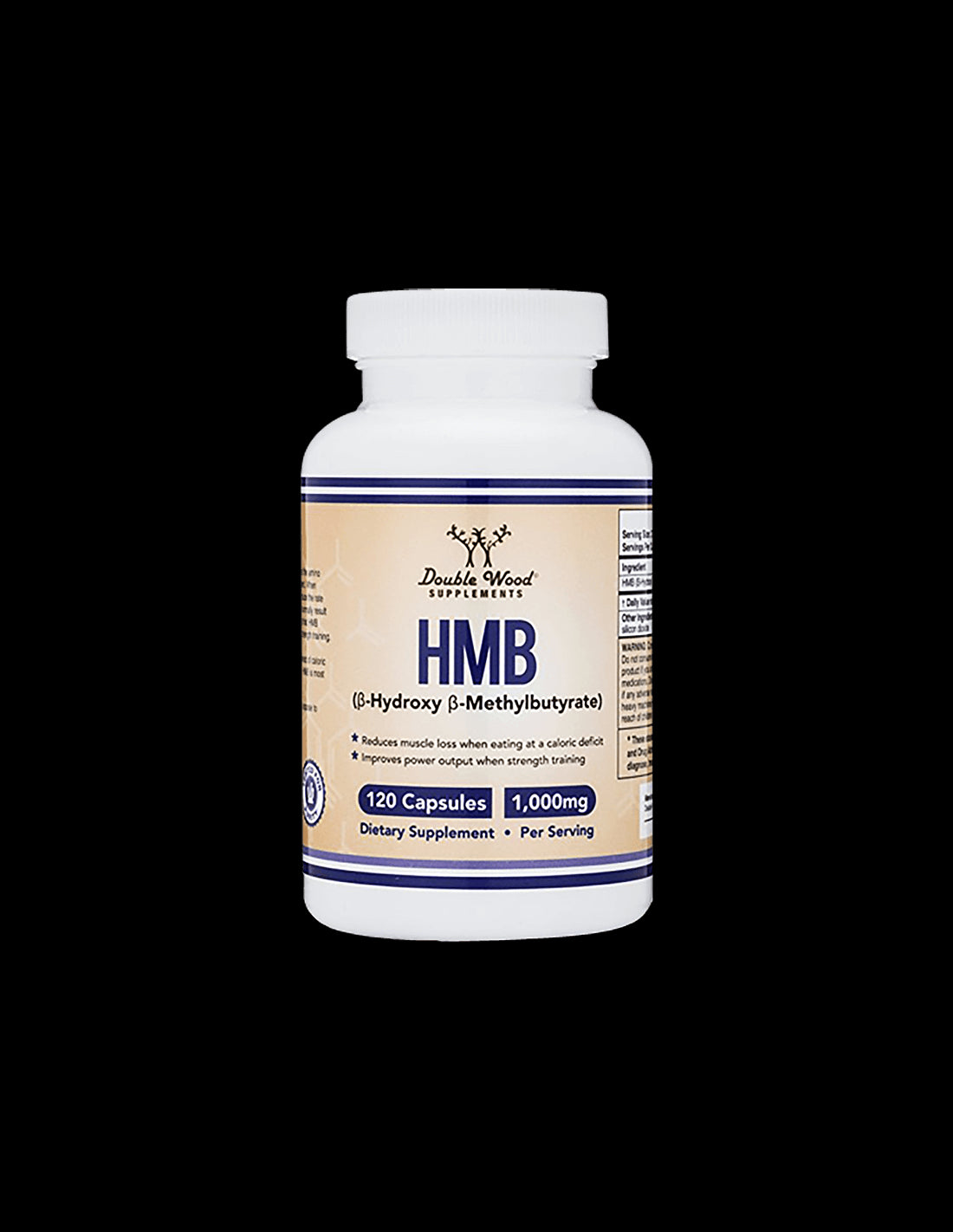 HMB (β – Hydroxy β – Methylbutyrate) / Beta-hydroxy-beta-methylbutyrate, 120 κάψουλες Διπλό Ξύλο