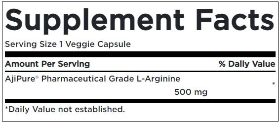 AjiPure L-Arginina 500 mg 60 capsule