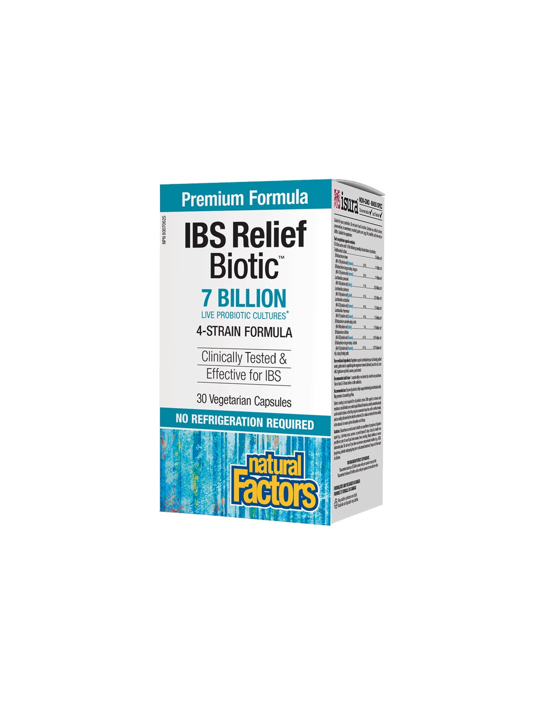 IBS Relief Biotic™ | 7 Billion Live Cultures, 4 Strains - 30 капсули