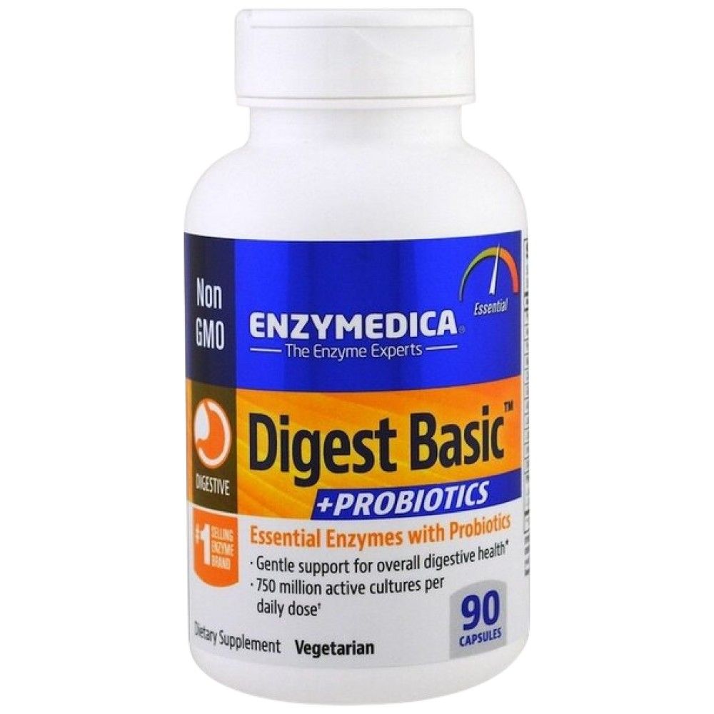 Digest Basic + Probiotics - 90 капсули