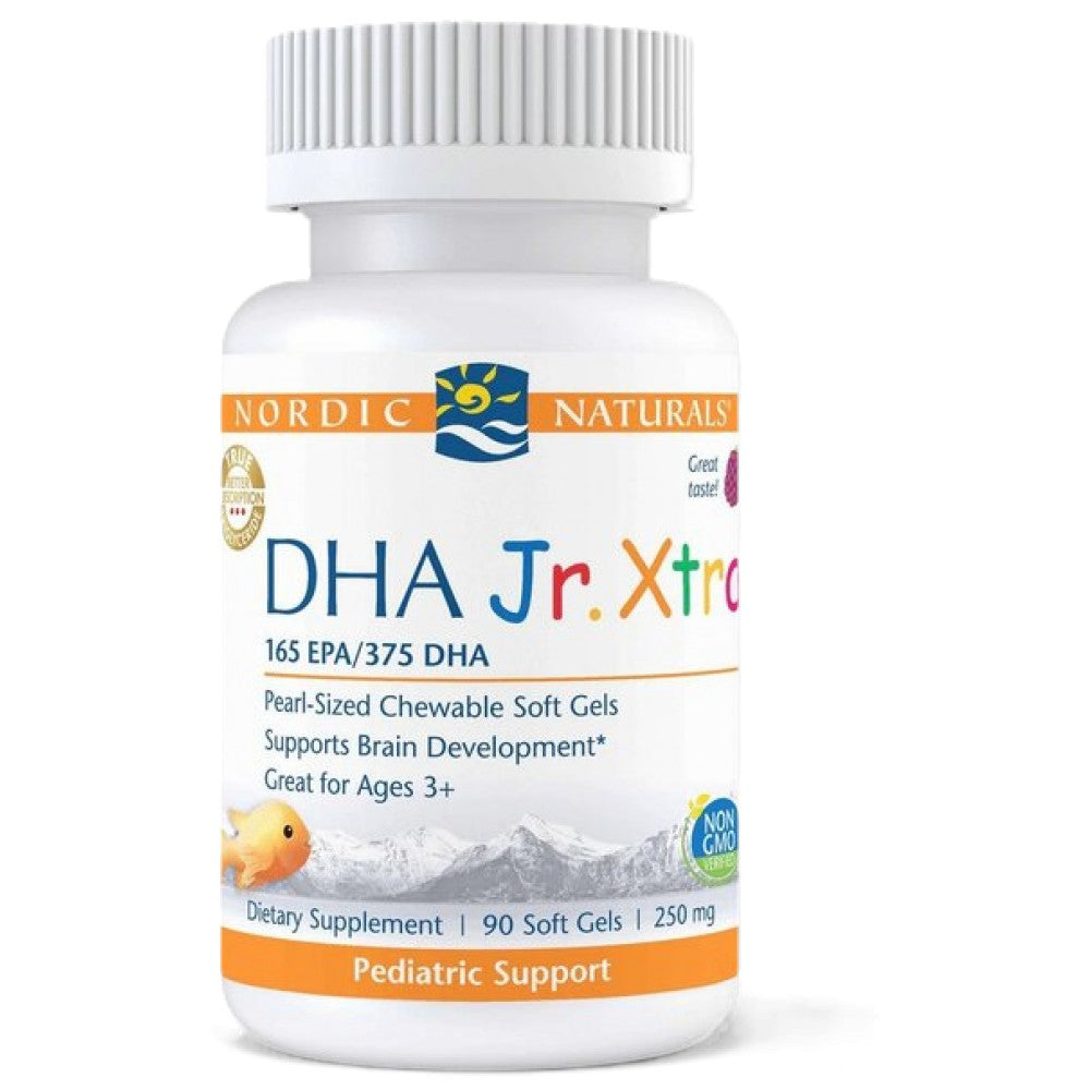 DHA Junior Xtra | 165 mg EPA &amp; 375 mg DHA - 90 κάψουλες Gel