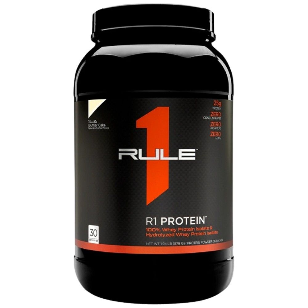 R1 Protein | 100% Whey Isolate & Whey Hydrolysate - 855-930 грама