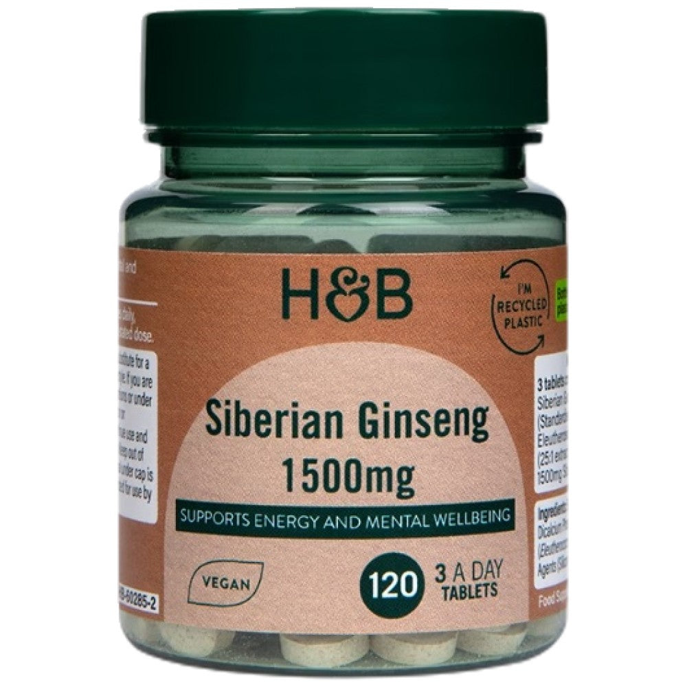 Siberian Ginseng 1500 mg - 120 Таблетки