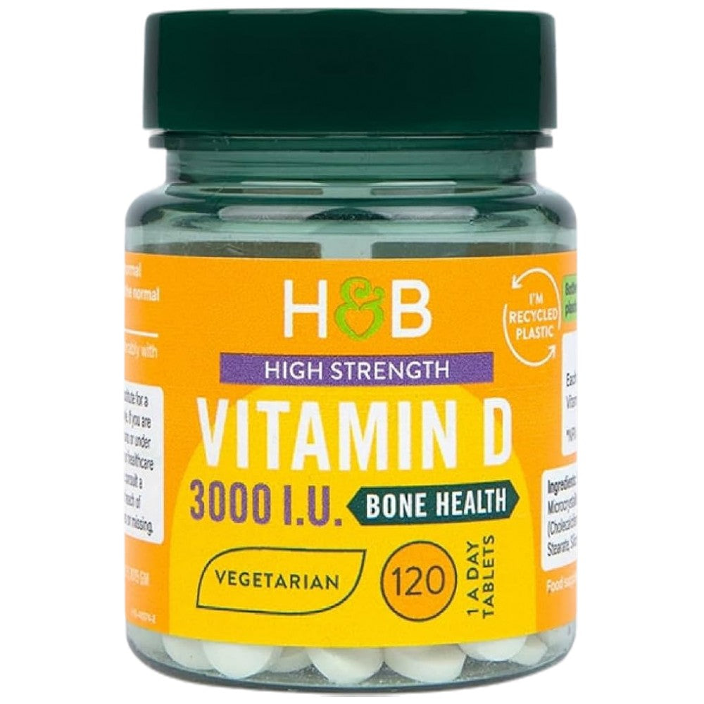 High Strength Vitamin D 3000 IU 120 Таблетки