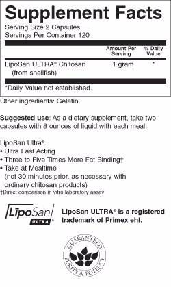 Diet Liposan Ultra 500 mg 240 κάψουλες