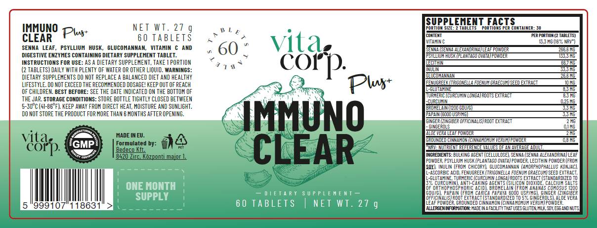 Immuno Clear Plus+ - 60 Таблетки