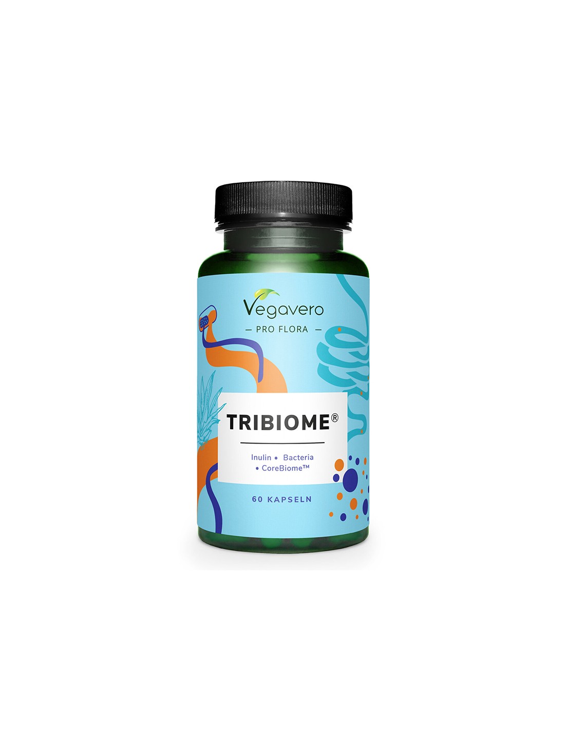 Inulin + Probiotic Tribiome® - 10 miliarde de probiotice active, 60 capsule