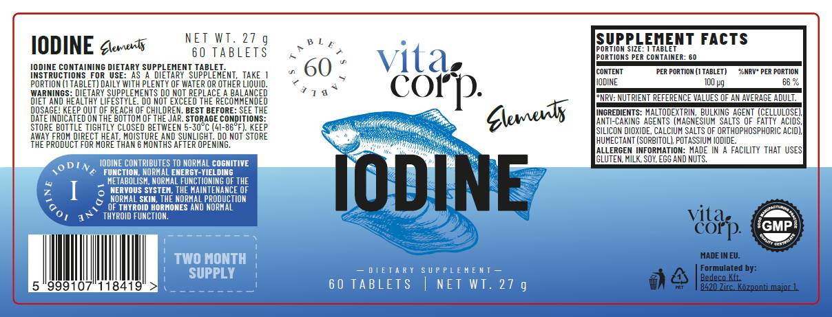 Iodine 100 mcg - 60 Таблетки