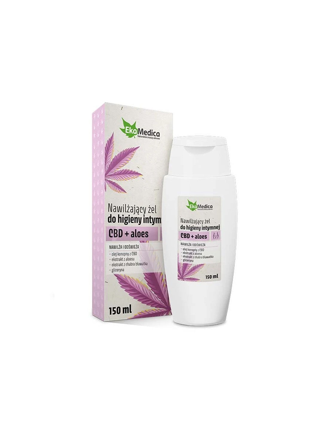 Πλυμένο τζελ για intimate με Aloe Vera και έλαιο CBD, 150 ml