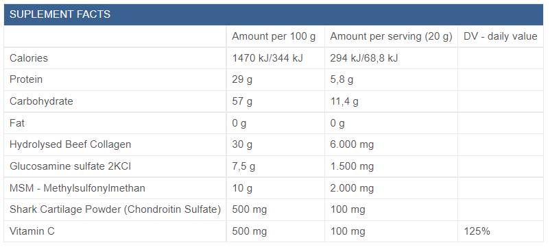 Artrox Powder / Collagen + Joint Complex - 500 грама