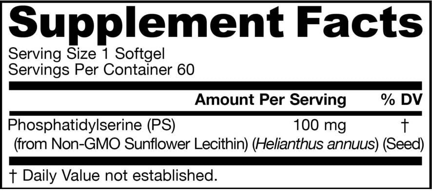 PS 100 / Phosphatidylserine - 120 капсули